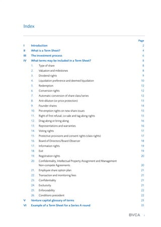 Pref Term Sheet Guide to VC Term Sheet | PDF