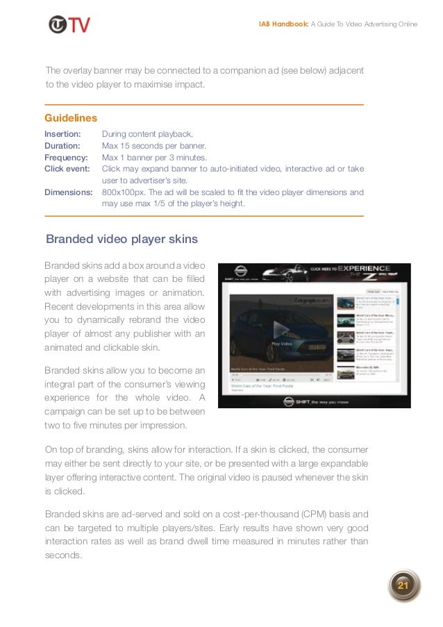 Iab Guide To Video Advertising Online