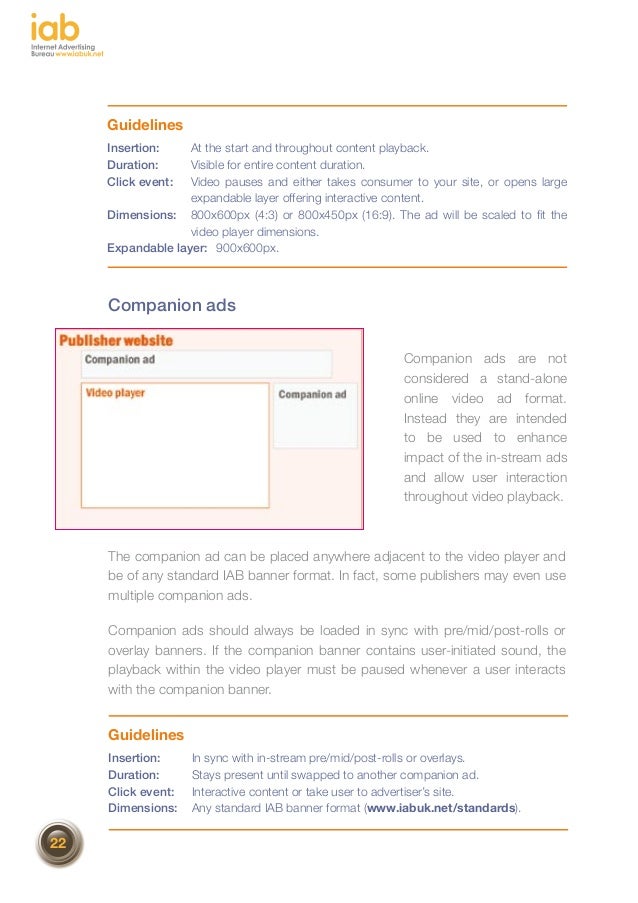 Iab Guide To Video Advertising Online