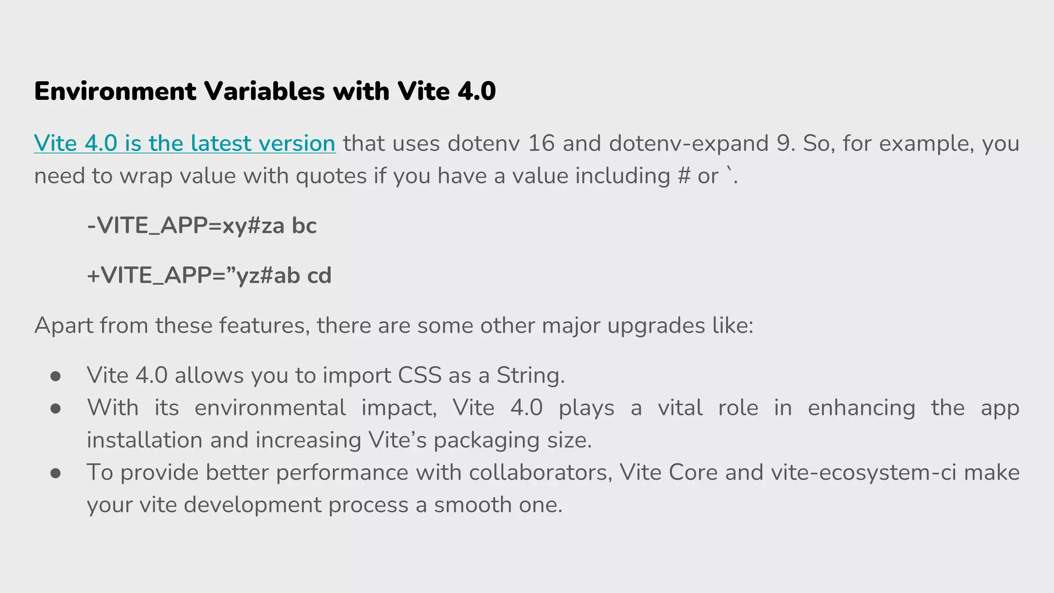 Guide to Vite JS – Modern Fron-End Development Tool | PPTX