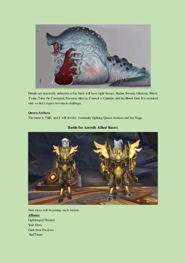 Guide to wow patch 8.0 battle for azeroth mounts, zones, dungeons