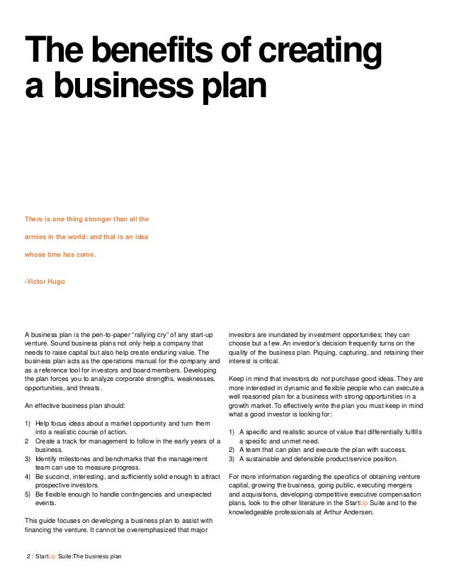writing overview of business plan