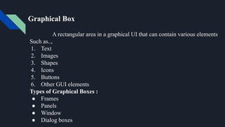 A Complete seminar on GUI Development in python | PDF