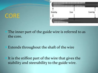 Choice And Use Of Appropriate Guidewire in PCI | PPTX