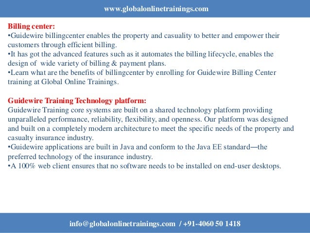 guidewire policy center