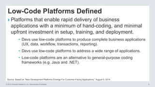 Guiding Principles for the Low Code Revolution – Intuit QuickBase ...
