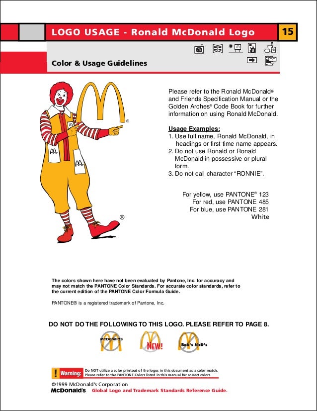Manual de identidade visual do McDonald's