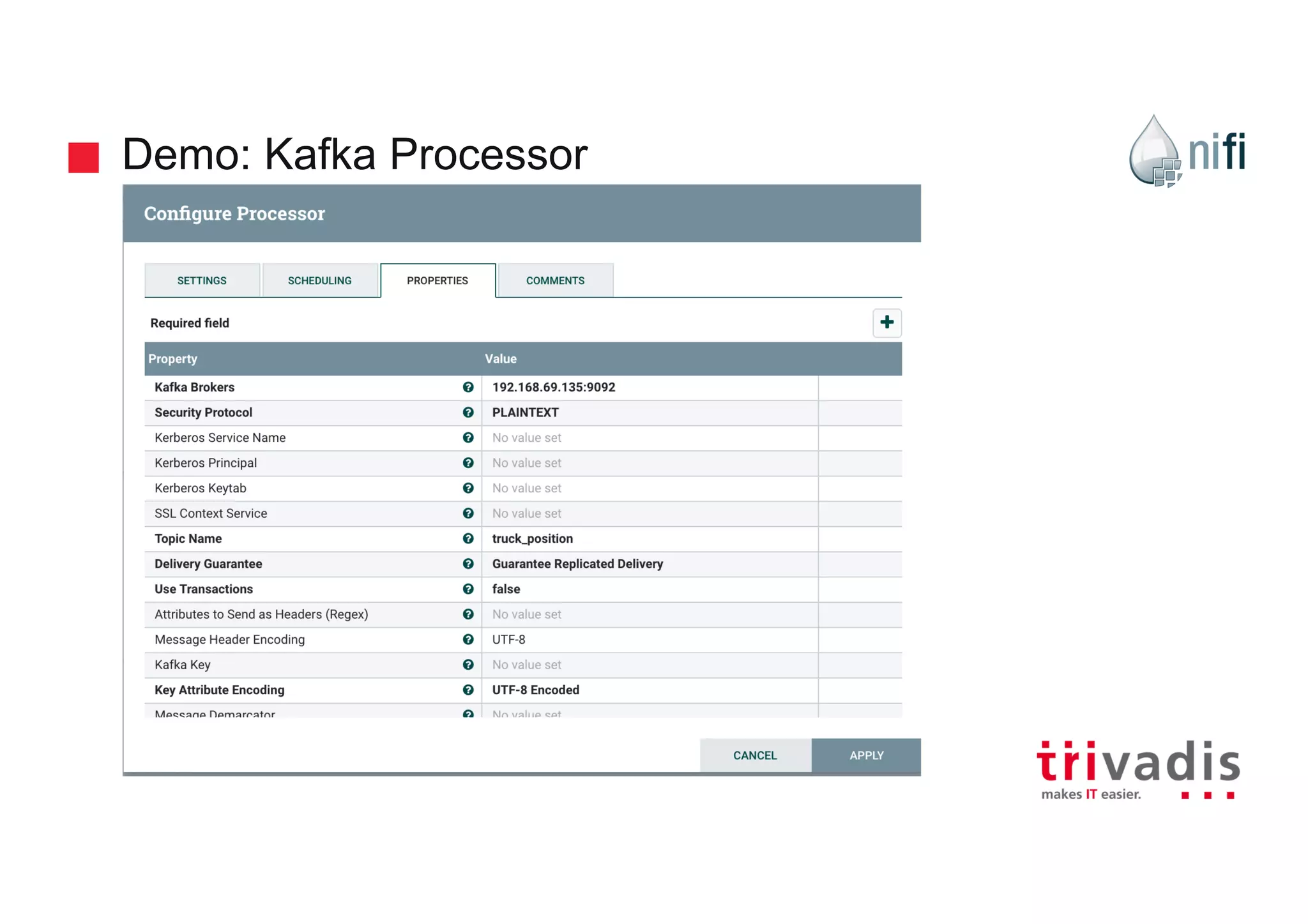 Demo: Kafka Processor
 