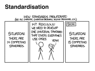 Standardisation!

 