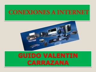 CONEXIONES A INTERNET GUIDO VALENTIN CARRAZANA 