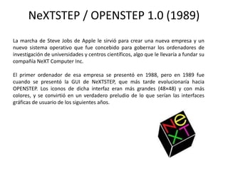 GUI historia y evolucion (Hasta el 2008) | PPSX