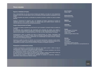 Nossa equipe:
Negócios e Viabilidade de Projetos
Sob a responsabilidade de uma área exclusiva formada para Negócios, com base em muito planejamento
estratégico, temos como principal objetivo, levar as informações de mercado auxiliando a prospecção de novos
projetos.
A Julião & Arquitetos atua também na elaboração de propostas comerciais e análises de custos de projetos
especiais.
Atrelado ao departamento de Negócios, está o de Viabilidade de Projetos, responsável por estudos de
viabilidade que tem como o objetivo, esclarecer as restrições legais para análises técnicas, indicando as
melhores alternativas de produtos para clientes/empreendedores.
Criação e Desenvolvimento de Projetos
É a Equipe de Criação do escritório que dará forma ao que foi estudado e calculado durante os estudos de
viabilidade.
Os profissionais desse departamento são responsáveis pela concepção dos projetos. Isso significa o
desenvolvimento de apresentações arquitetônicas e urbanísticas. Ou seja: elaborações de desenhos à mão, de
desenhos técnicos digitais, de maquetes eletrônicas em 3D, além de outras criações gráficas e animações.
Simultaneamente, atuam os arquitetos das áreas de Desenvolvimento de Projetos, responsáveis pela
concretização do que foi concebido na Criação, através da produção de desenhos técnicos, do atendimento ao
cliente, da especificação de materiais e acabamentos, da compatibilização de projetos (estrutura, hidráulica,
entre outros) e da coordenação de equipes.
Destacamos a gestão de projetos de interiores, com uma equipe especializada e dedicada as estes projetos,
onde o trabalho em conjunto com os gestores prediais resulta em um produto final totalmente alinhado com as
necessidades dos clientes, do ponto de vista da eficiente e excelência na linguagem arquitetônica.
Planejamento e acompanhamento de Obras
A equipe de planejamento e acompanhamento de obras tem como objetivo auxiliar o cliente na etapa de
construção após o desenvolvimento dos projetos da Julião & Arquitetos.
O Planejamento da obra prevê o cronograma de trabalho, dimensiona os recursos necessários, como mão de
obra, equipamentos e materiais, tendo como objetivo o valor da obra.
No acompanhamento de obra a equipe será responsável por averiguar e verificar durante todas as fases que
envolvem uma obra, se a mesma está de acordo com o projeto aprovado pelo cliente.
Esse departamento também é responsável pela elaboração de propostas de orçamentos, referentes a
acabamentos, sempre buscando as melhores soluções.
Sócio Fundador
Ricardo Juliao
Diretora Executiva
Marcia Mourad Juliao
Negócios
Michelle Maggi
Viabilidade
Carolina Watzko
Criação
Helio Nakagawa / Co-fundador
Claudia Sofia Valadinhas
Thiago Lorente
Guilherme Augusto Mariano Teles
Gerentes
Andre Santos
Arthur Silva
Lucas Marcolini
Sonia Aquino / projetos interiores
Claudia Bassaneze / planejamento e acompanhamento de
obras
 