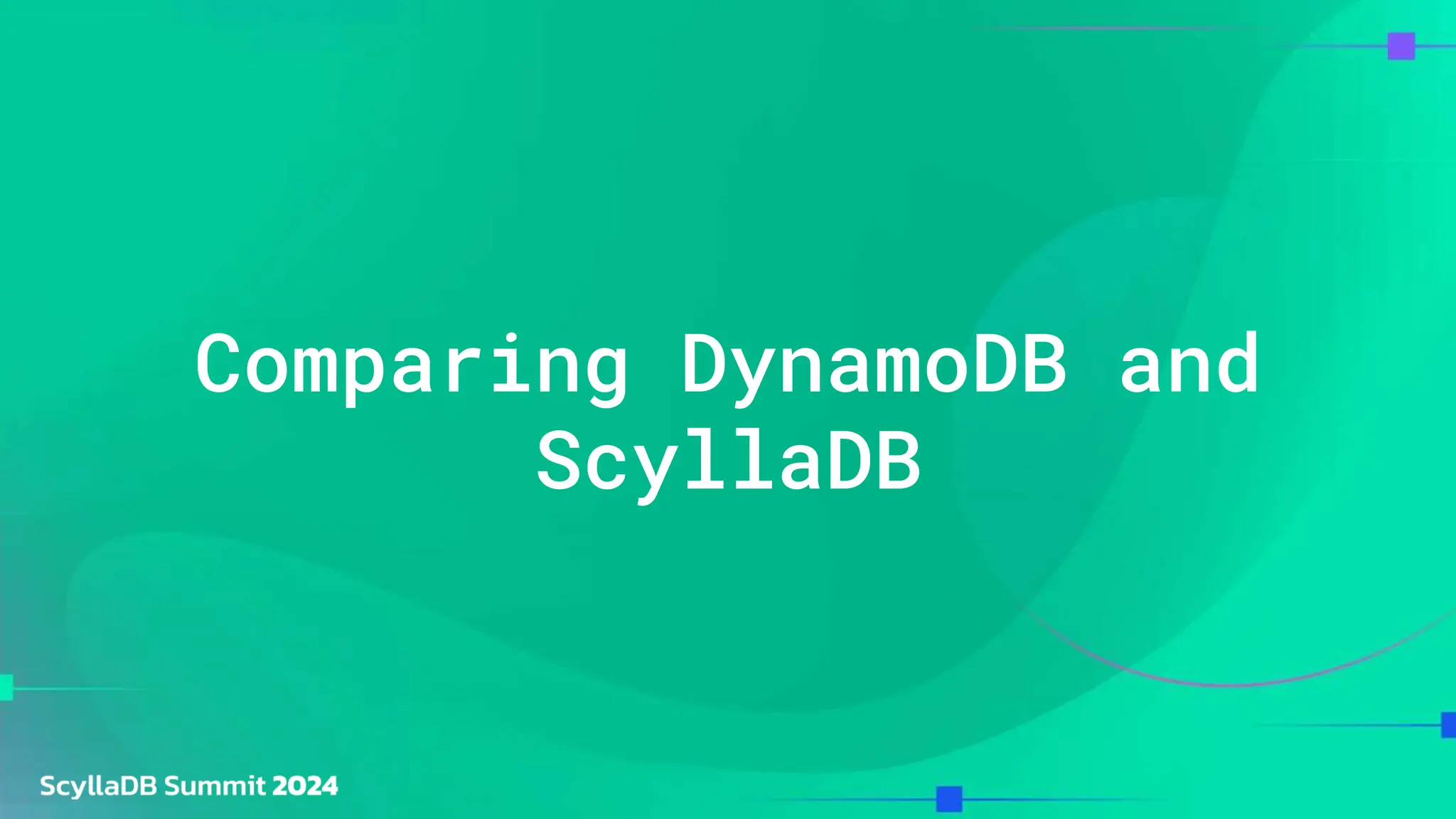Comparing DynamoDB and
ScyllaDB
 