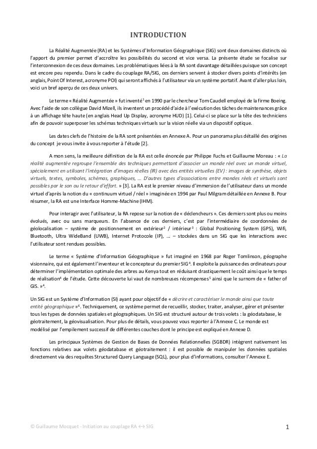 Initiation Au Couplage Realite Augmentee Ra Systeme D Information