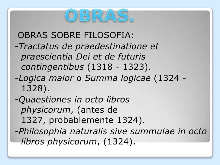 summa logicae william ockham pdf