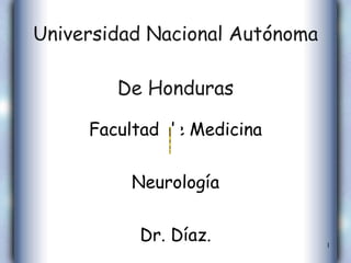 Universidad Nacional Autónoma De Honduras ,[object Object],[object Object],[object Object]
