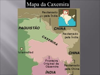 Mapa da Caxemira 