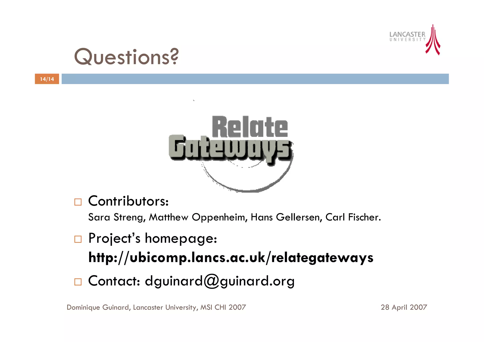 A User Interface for Spontaneous Mobile Interaction with Pervasive Services