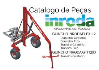 GUINCHOINRODAGTI1200
Traseiro Giratório.
GUINCHOINRODAFLEX1.2
Dianterio Giratório;
Dianteiro Fixo;
Traseiro Giratório;
Traseiro Fixo.
Catálogo de Peças
 