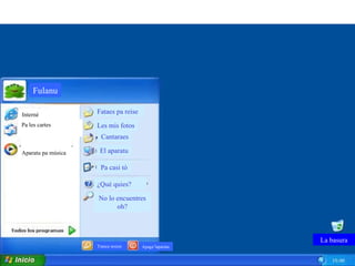 Aparatu pa música Pa les cartes Fataes pa reise Les mis fotos El aparatu Cantaraes Pa casi tó ¿Qué quies? No lo encuentres oh? Fulanu Tranca sesion Apaga’laparatu Interné La basura 