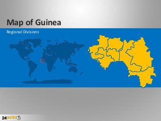 Map of Guinea
Regional Divisions
 