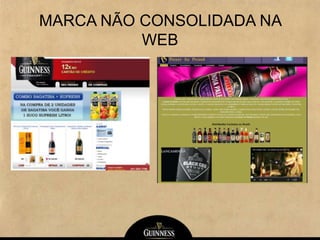 MARCA NÃO CONSOLIDADA NA
WEB
 
