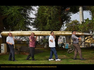 Acharya Makunuri Srinivasa - Largest Ballpoint PenPicture: Ranald Mackechnie/Guinness World Records
 