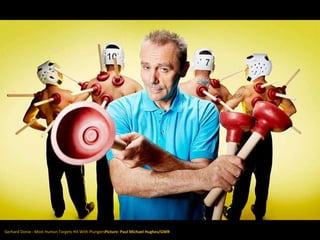 Gerhard Donie - Most Human Targets Hit With PlungersPicture: Paul Michael Hughes/GWR
 