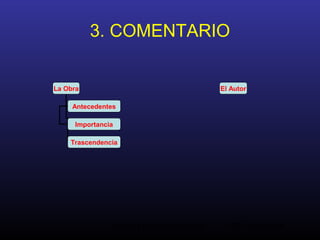 Análisis de la Arquitectura. M.A. Torremocha31
3. COMENTARIO
La Obra
Antecedentes
Importancia
Trascendencia
El Autor
 