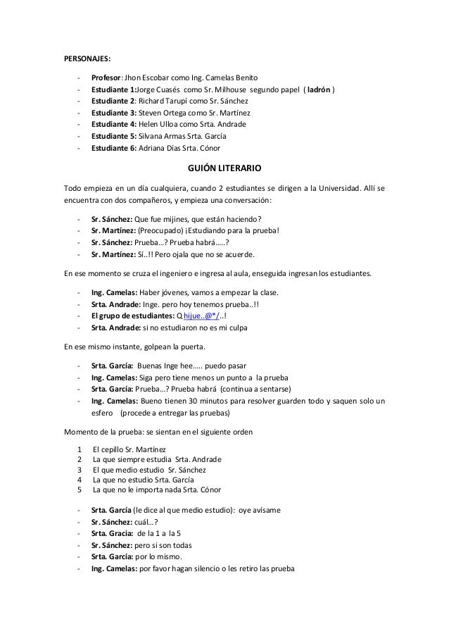 Guion Literario
