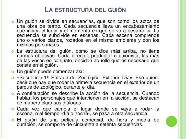 Como hacer un guion cinematográfico por Andrea Sofia