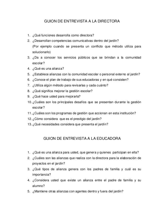 preguntas para una entrevista escolar a un familiar guion de observaci 243 n y entrevista 2 preguntas para una entrevista escolar a un familiar guion de observaci 243 n y entrevista 2