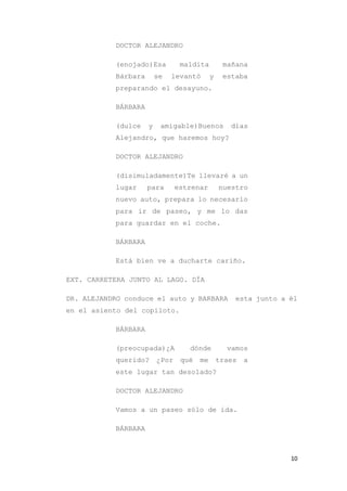 Un amplio maletero-Guion técnico