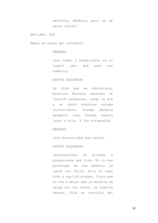 Un amplio maletero-Guion técnico