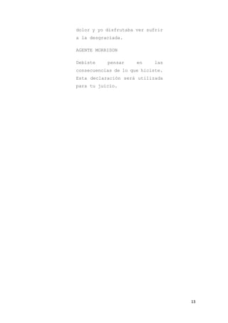 Un amplio maletero-Guion técnico