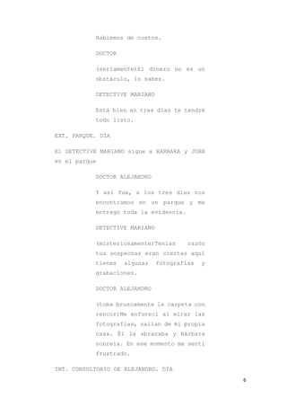 Un amplio maletero-Guion técnico