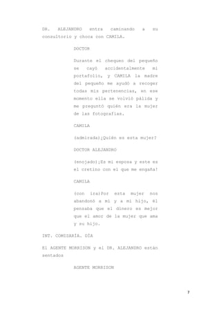 Un amplio maletero-Guion técnico