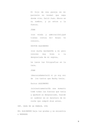 Un amplio maletero-Guion técnico