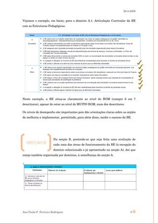 Guião Relatório auto-avaliação BE