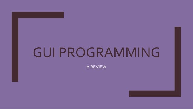 Java Gui Programming Revision Tour Java Gui Programming Revision Tour