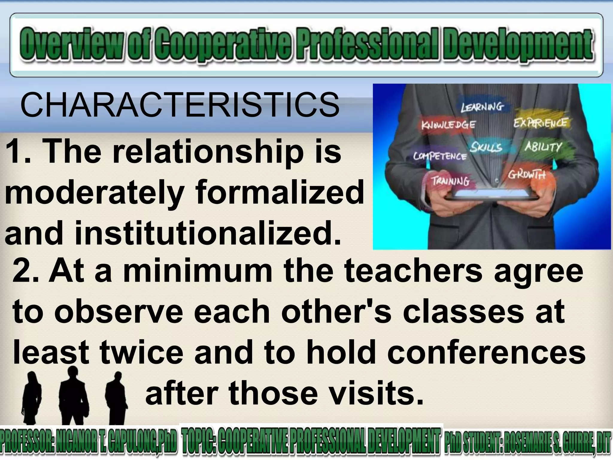 Differentiated Supervision: Cooperative Professional Development | PPT