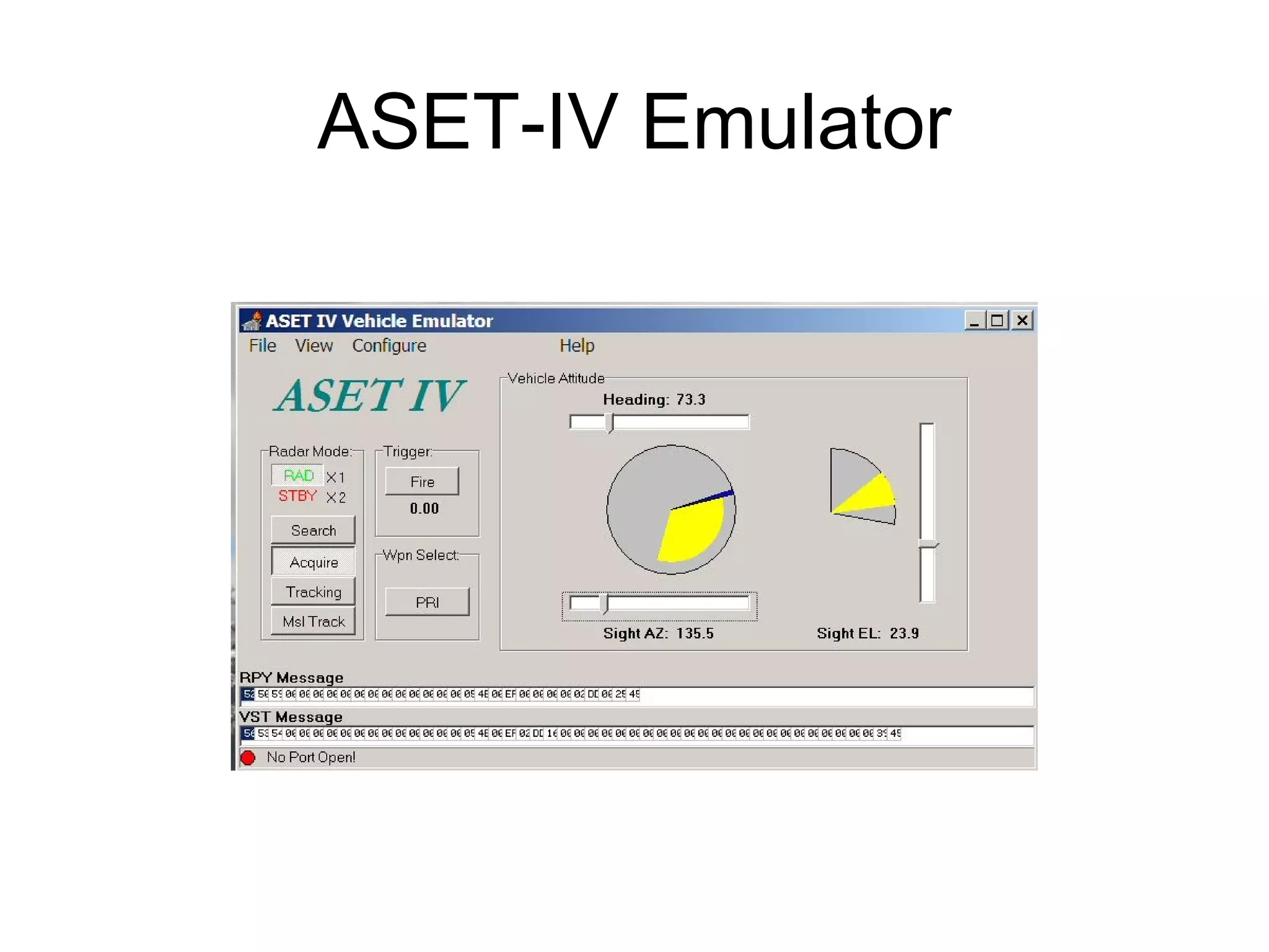 ASET-IV Emulator

 