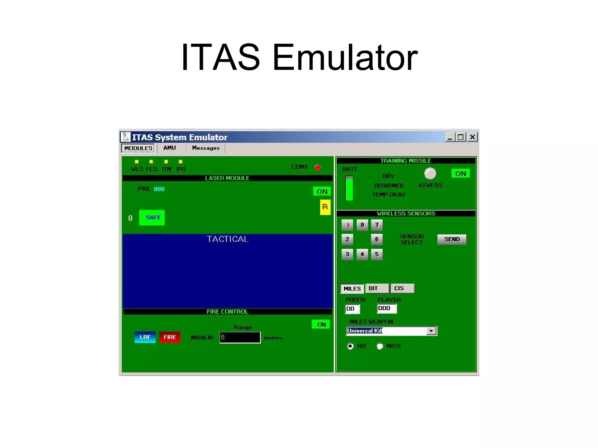 ITAS Emulator

 