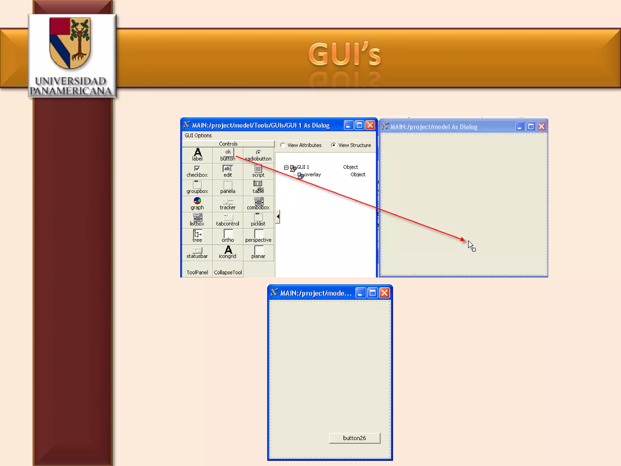 Graphical User Interface GUI en Flexsim | PPT