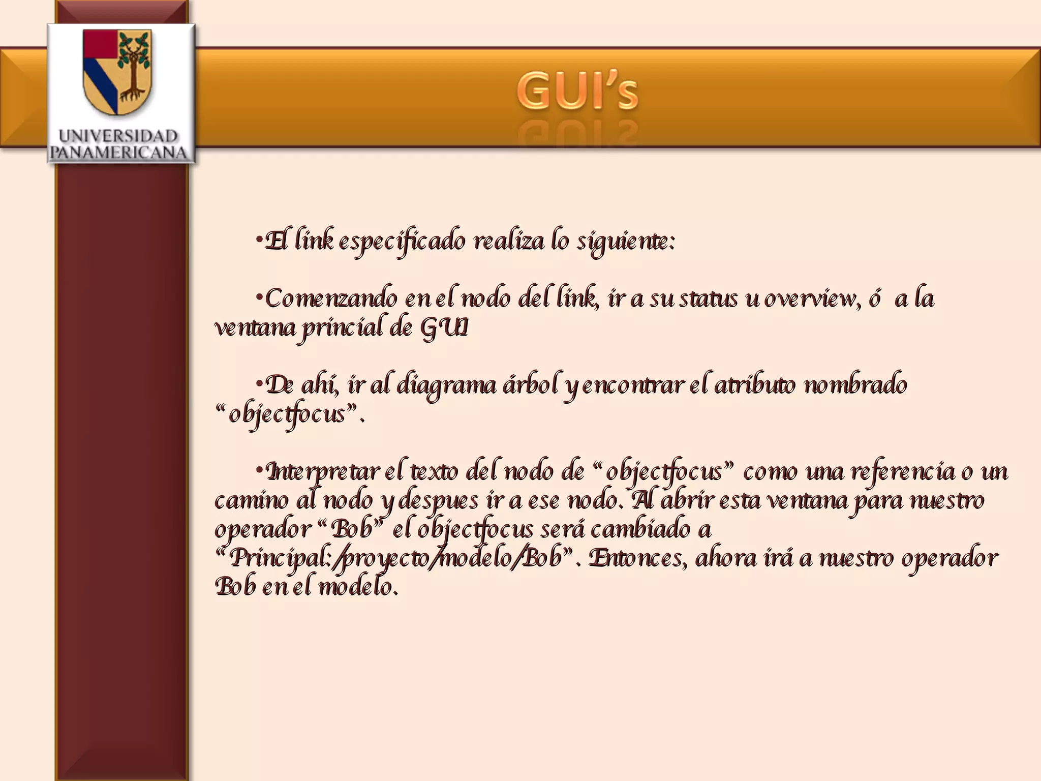 Graphical User Interface GUI en Flexsim | PPT