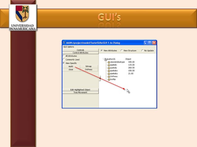Graphical User Interface GUI en Flexsim | PPT