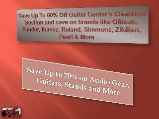Guitar center promo code