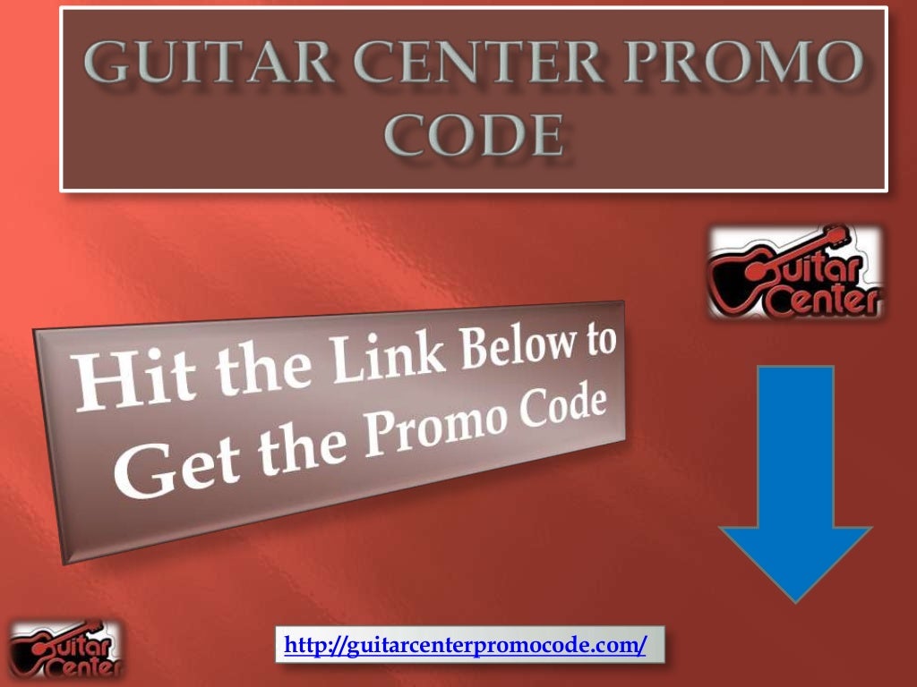 Guitar center promo code
