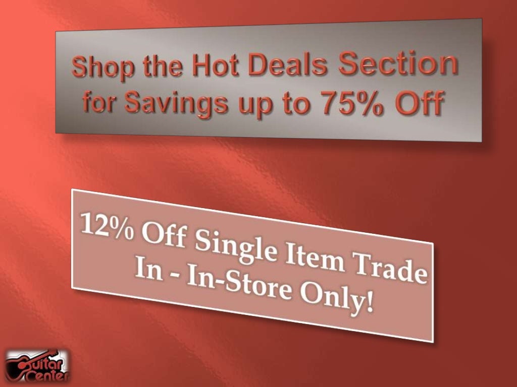 Guitar center promo code