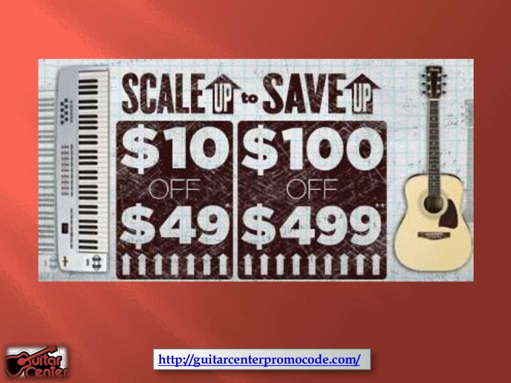 Guitar center promo code